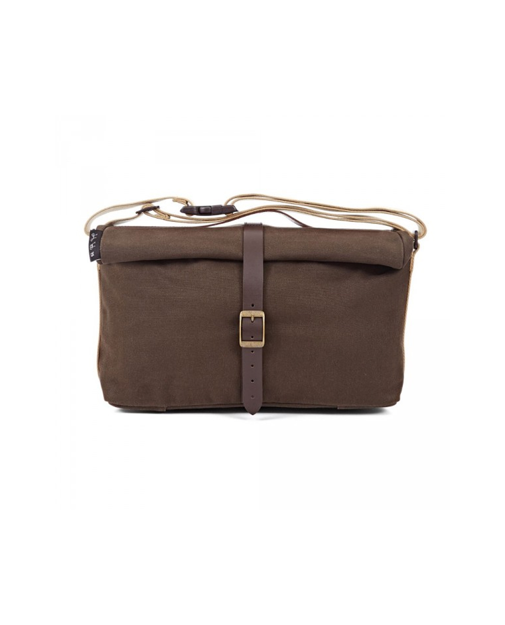 Q-Parts - Brompton Roll Top Shoulder Bag - Waxed Cotton